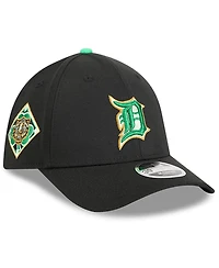 New Era Men's Black Detroit Tigers 2026 St. Patrick's Day 39THIRTY Flex Hat