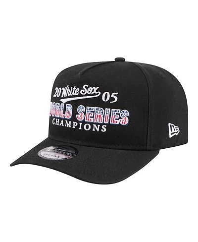 New Era Men's Black Chicago White Sox 2005 World Series Champions Historic 9FIFTY A-Frame Snapback Hat