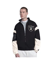 Starter Men's Black Las Vegas Raiders The Gust Full-Zip Hoodie