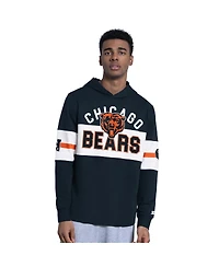 Starter Men's Navy Chicago Bears Fullback Jersey Hoodie
