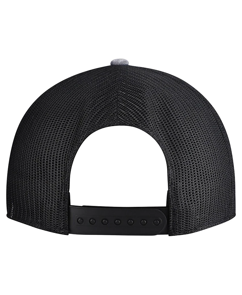 '47 Brand Men's Gray All Blacks Generic Mass Rodeo Patch Trucker Adjustable Hat