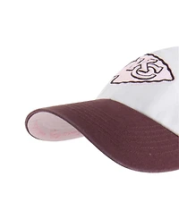 '47 Brand Men's and Women's Stone/Burgundy Kansas City Chiefs Love Letter Clean Up Adjustable Hat