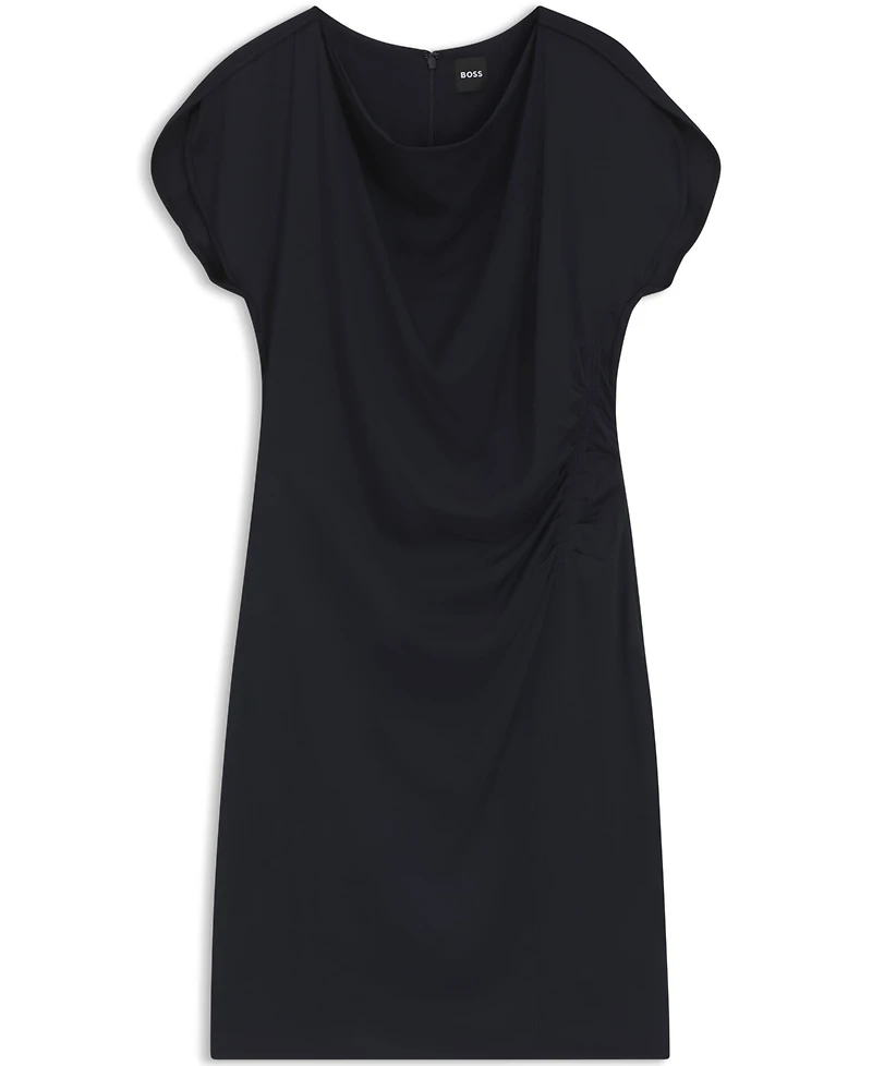 Boss by Hugo Women's Drape-Neckline Dress
