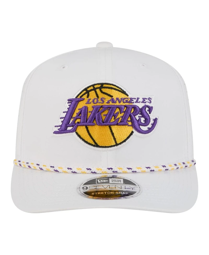 New Era Men's White Los Angeles Lakers 2026 Nba All-Star Game Rope Vented 9SEVENTY Adjustable Hat