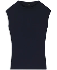 Boss by Hugo Boss Women's Matte Fabric High-Neck Top