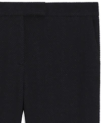 Boss by Hugo Women's Crease-Resistant Herringbone Slim-Fit Pants