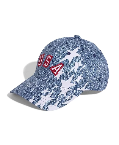 Adidas Men's and Women's Blue Usa Soccer 1994 Denim Graphic Adjustable Hat