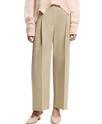 Boss by Hugo Women's Stretch Cotton Relaxed-Fit Culottes Pants