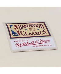 Mitchell & Ness Men's Cream Minnesota Timberwolves Hardwood Classics Chainstitch Premium T-Shirt