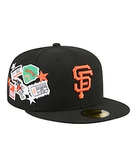 New Era Men's Black San Francisco Giants City Patch 59FIFTY Fitted Hat
