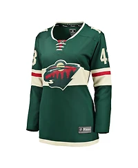 Fanatics Women's Quinn Hughes Green Minnesota Wild Home Breakaway Jersey
