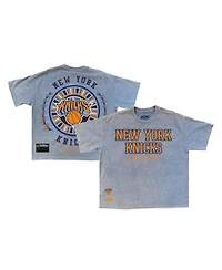 Two Hype Men's Powder Blue New York Knicks Culture Worldwide Collection Premium T-Shirt