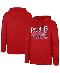 '47 Brand Men's Red New England Patriots Regional Headline Hoodie