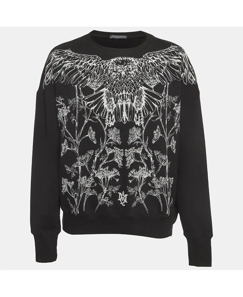 Pre-Owned Alexander Mcqueen Men's Embroidered Cotton Sweatshirt