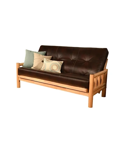 Kodiak Lodge Frame-Natural Finish-Oregon Trail Java Mattress