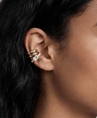 Ettika Cluster Stacked Ear Cuffs
