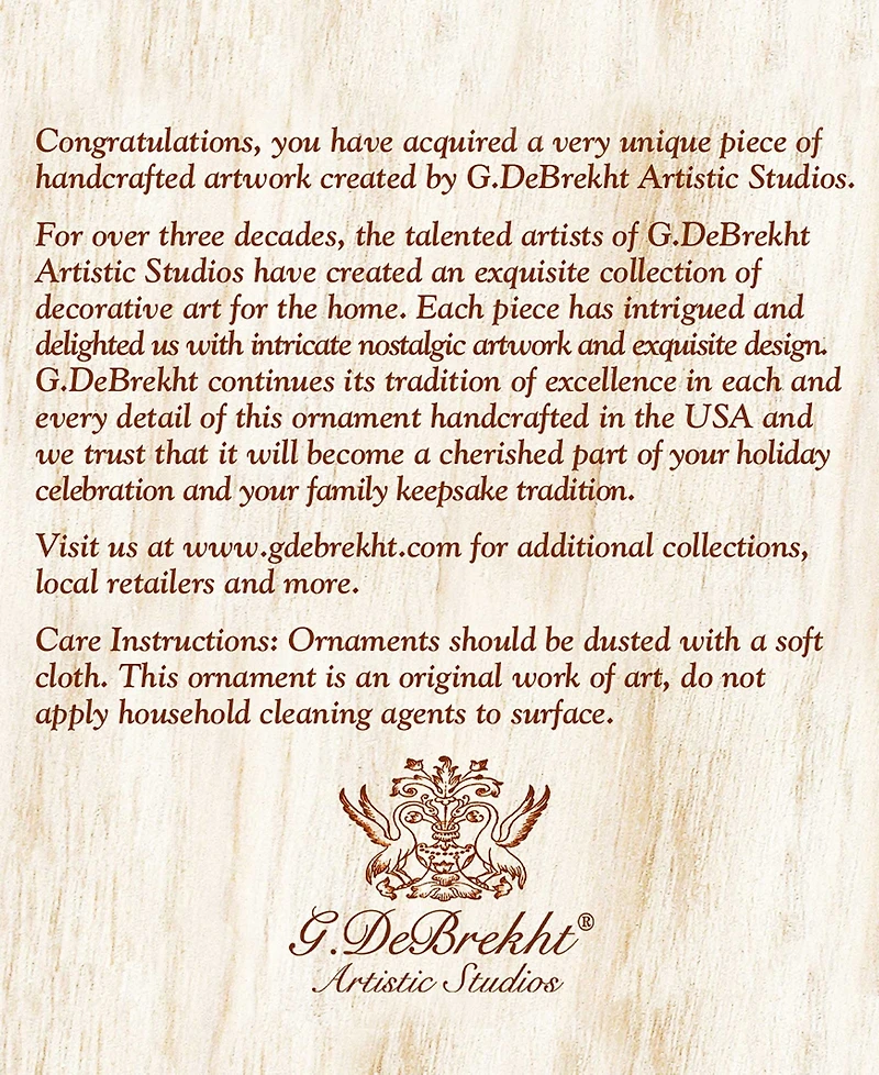 Designocracy Holiday Lambs Mercury Holiday Ornament