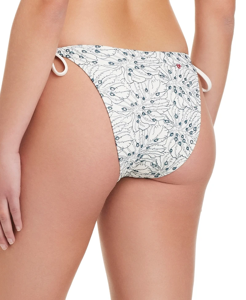 Red Carter Women's Embroidered Tie-Side Bikini Bottom