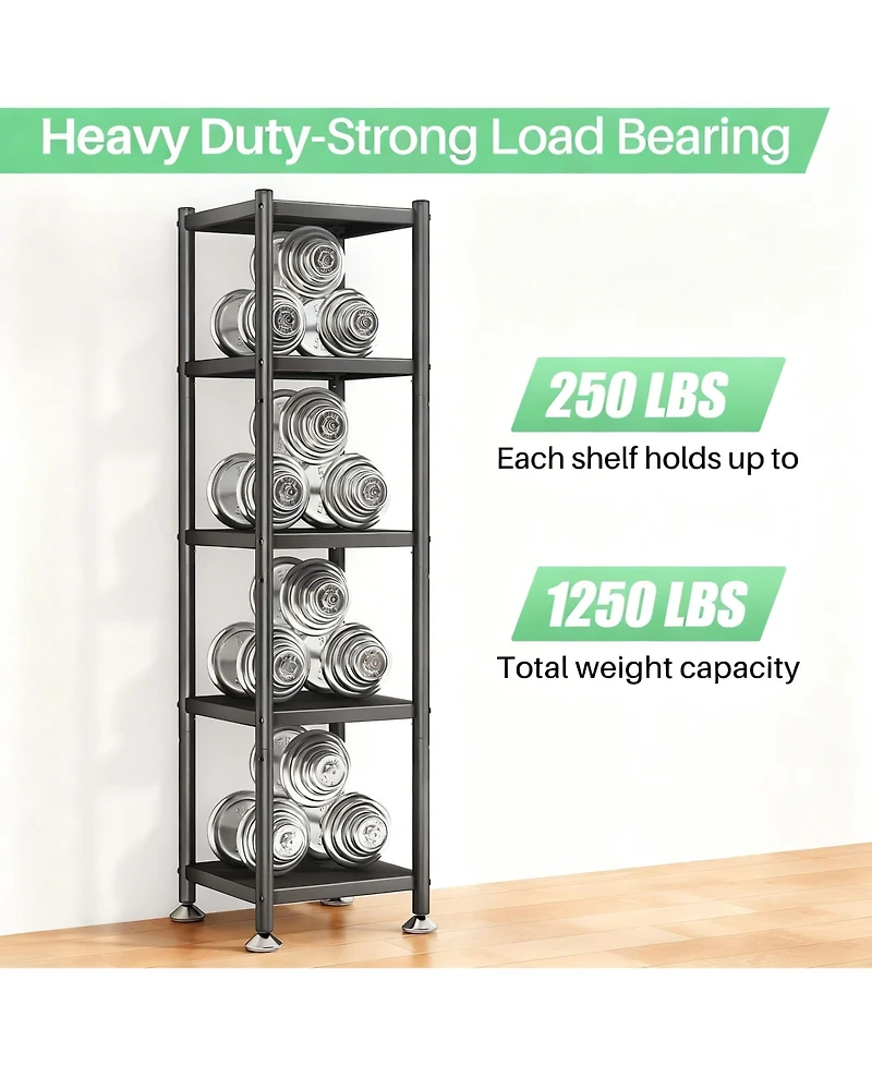 Yigii Metal Shelf Rack for Small Spaces