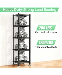 Yigii Metal Shelf Rack for Small Spaces