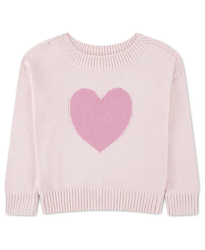 abercrombie kids Girls' Heart Oversized Long-Sleeve Sweater