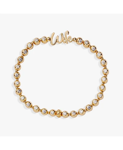 Alex and Ani Wife Elongated Crystal Stretch Bracelet