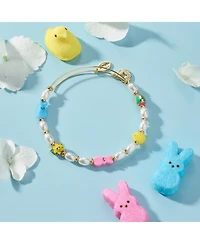 Alex and Ani Peeps Chick and Bunny Beaded Bangle Bracelet