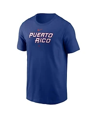 Nike Men's Royal Puerto Rico Baseball 2026 World Baseball Classic Wordmark T-Shirt