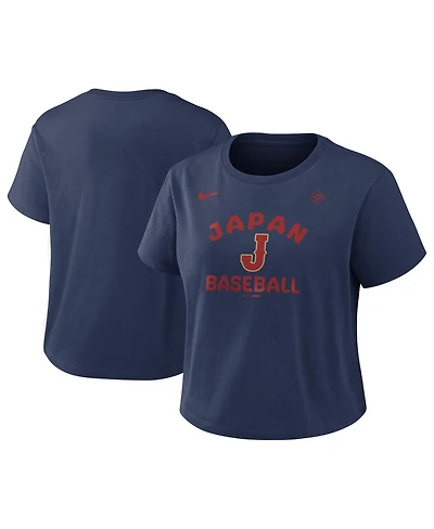 Nike Women's Navy Japan Baseball 2026 World Baseball Classic Modern T-Shirt