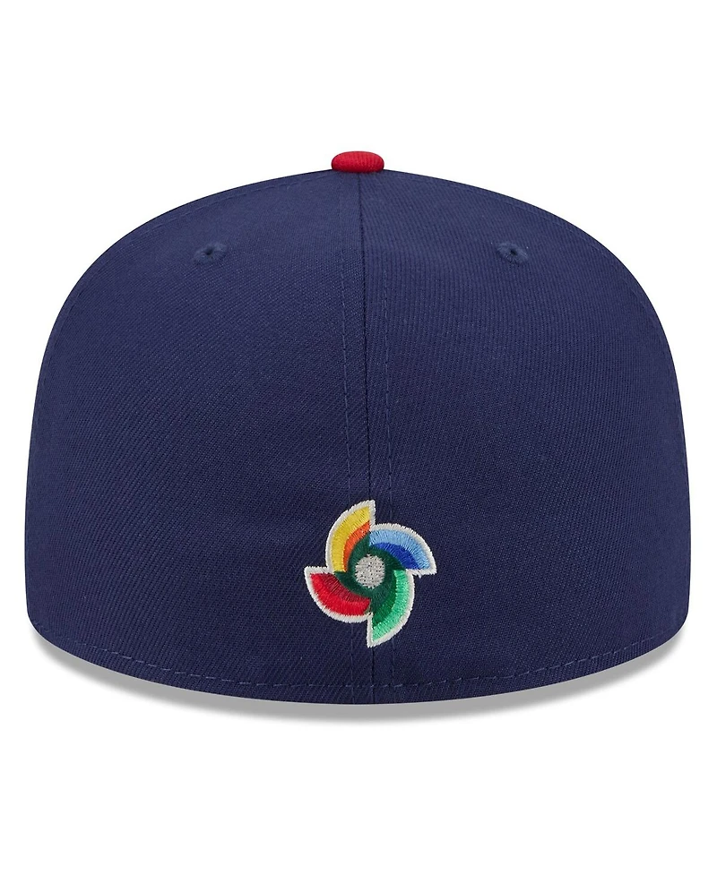 New Era Men's Navy/Red Usa Baseball 2026 World Classic 59FIFTY Fitted Hat