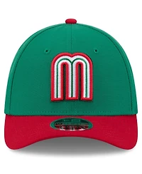 New Era Men's Green/Red Mexico Baseball 2026 World Baseball Classic M-Crown 39THIRTY Flex Hat