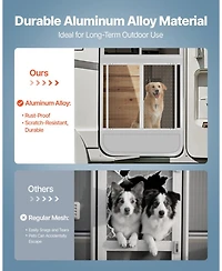 Cozito 24" x 26" Rv Screen Door Protector with Reinforced Mesh