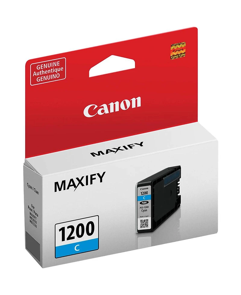 Canon Pgi-1200 Cyan Pigment Ink Tank for MB2020, MB2120, MB2320, MB220 Maxify Series Printers, 300 Pages Yield