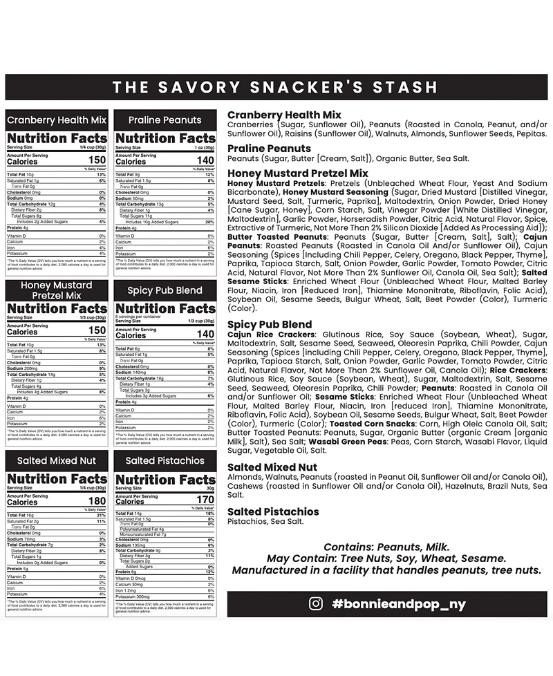 Bonnie & Pop Easter Nut Crate, 6 sections