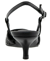 Kenneth Cole Reaction Women's Maggie Perf Slingback Kitten Heel Pumps