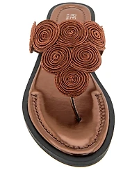 Kenneth Cole Reacton Women's Spiraling Thong Flat Sandals