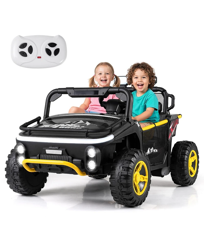 Slickblue 24V 2-Seater Kids Ride On Utv Truck with Horn, Music & Story