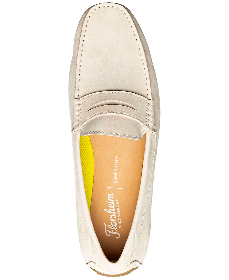 Florsheim Motor Smooth Moc-Toe Penny Driver Slip-On Shoes