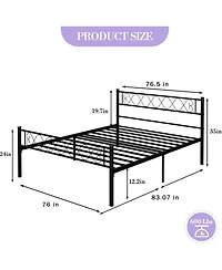 gaomon Metal Bed Frame