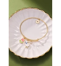 Alex and Ani Garden Party Multi Charm Bangle Bracelet