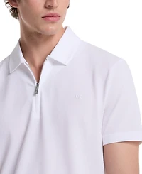 Michael Kors Men's Quarter-Zip Polo Shirt