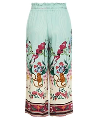 City Chic Women's Athena Dreamscape Print Wide Leg Pant