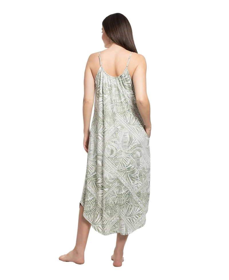 Linea Donatella Women's Sleeveless Midi Gown