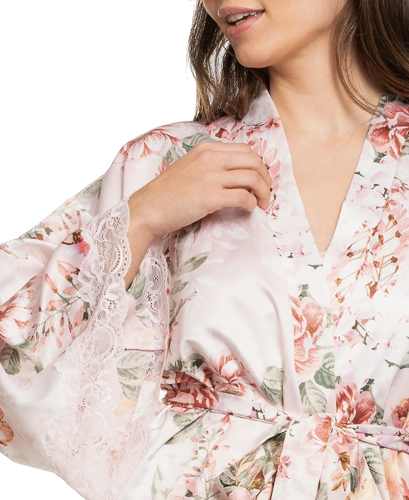 Linea Donatella Women's Floral Print Wrapper