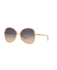 Chloe Women's Round Sunglasses, CH0030S 6N000406