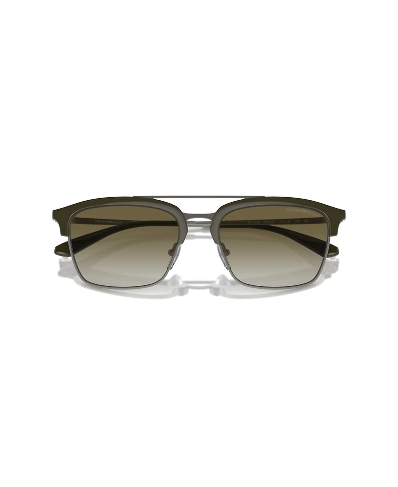 Emporio Armani Men's Pilot Sunglasses, EA4228