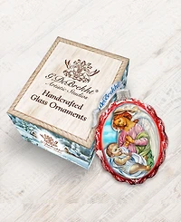 Designocracy Blessing Child Angel Mercury Holiday Ornament