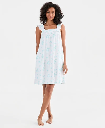 Charter Club Women's Ruffle Tank Chemise, Macy's Exclusive