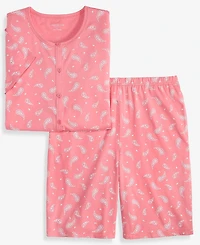 Charter Club Women's 2-Pc. Cotton Bermuda Short Pajamas Set, Created for Macy's