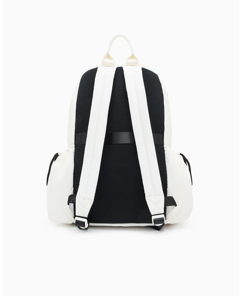 A|X Armani Exchange Men's White Edition Backpack